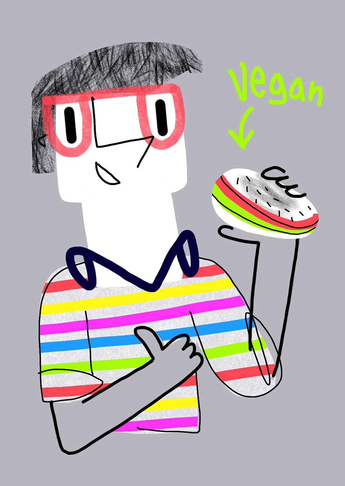 Get into Character with Oxo (illustrator, Phosphor Art)