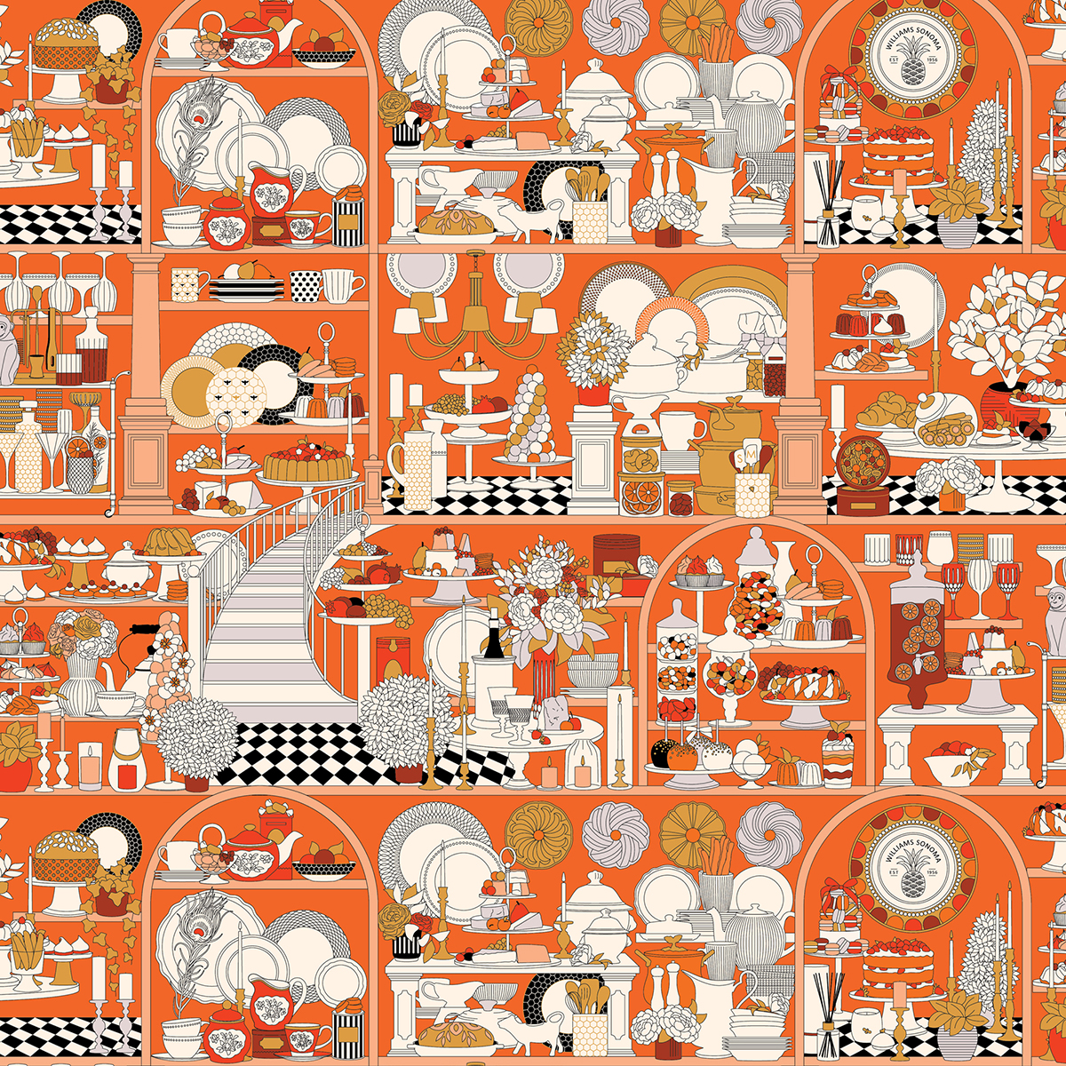 Svetlana Molodchenko for Williams Sonoma (Design Projects, Illustration Ltd, illustrator)
