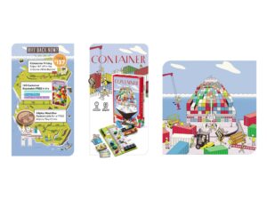 ADAM ALLSUCH BOARDMAN – CONTAINER BOARD GAME (Design Projects, illustrator)