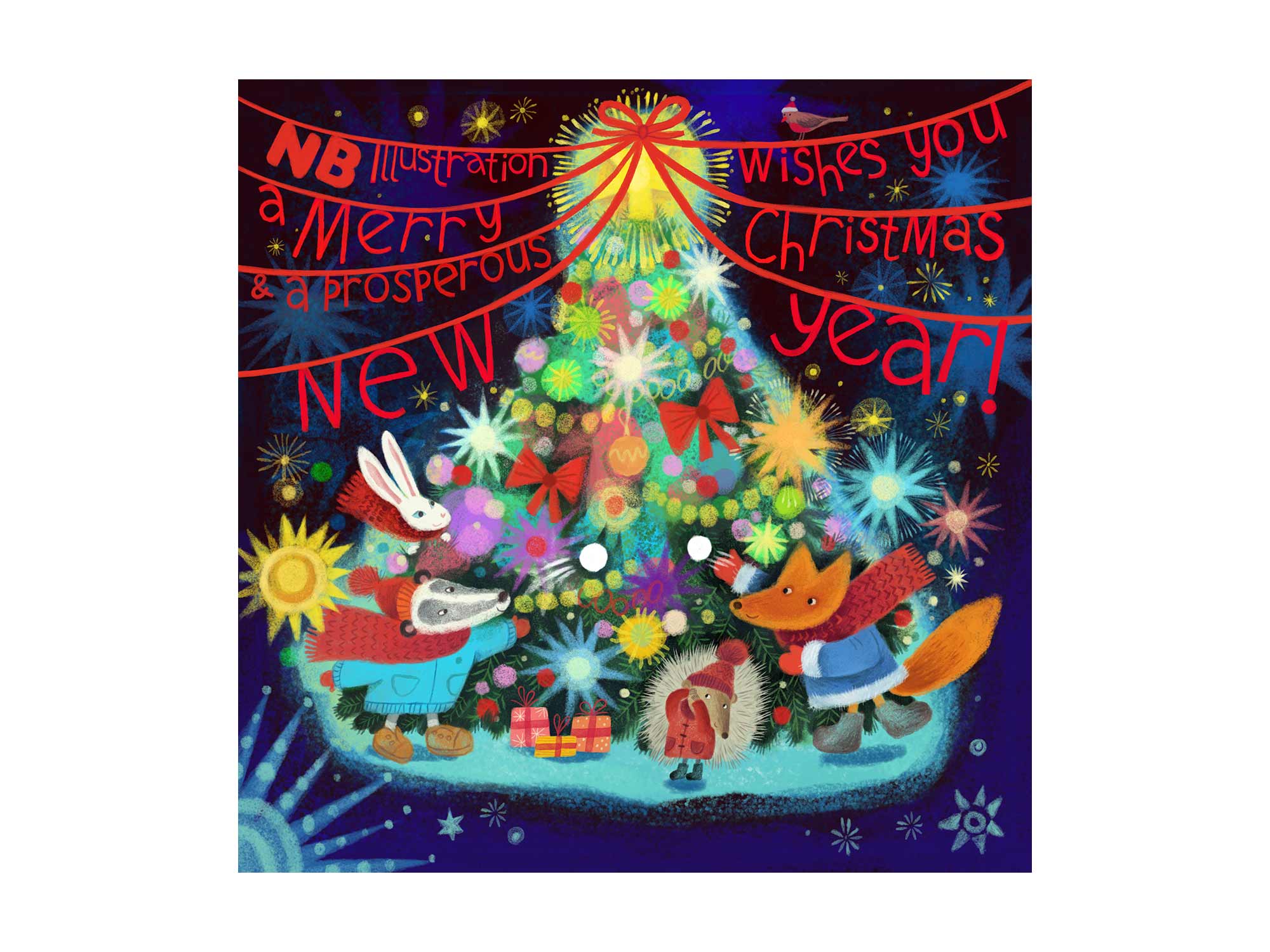 Merry Christmas & a Happy New Year to everyone we have worked with over 2025! (illustrator)