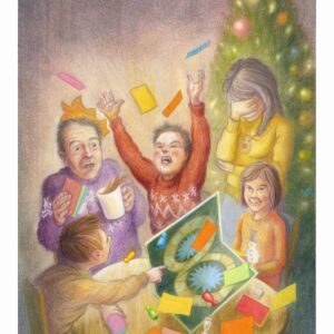 Robin Shaw’s Chaotic Christmas for Tesco (Advertising Campaigns, Bright Group, illustrator)