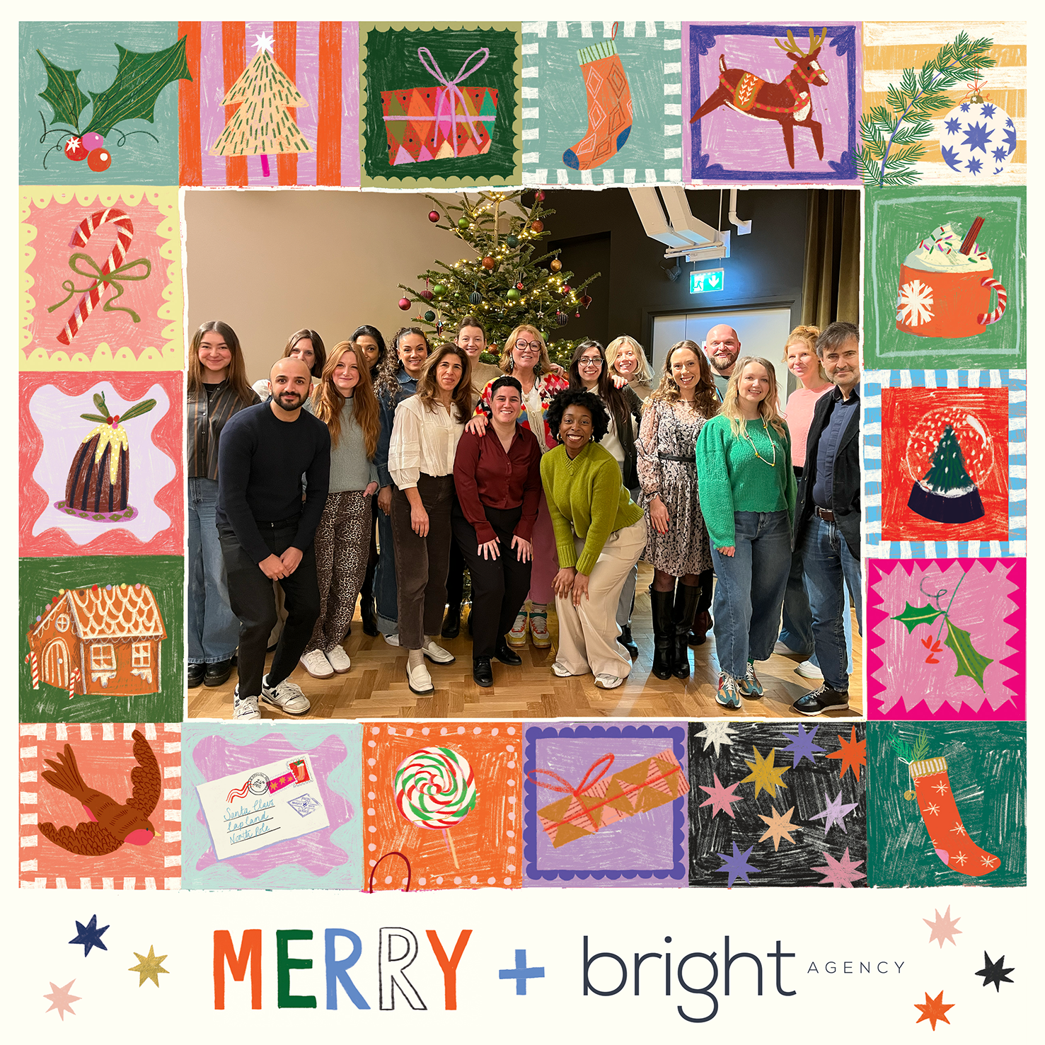 Merry Christmas and a Happy New Year from the Bright Team (Bright Group, illustrator)