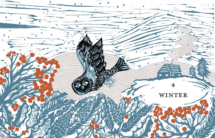 The Country Commonplace Book, illustrated by Debbie Powell (illustrator, publishing, The Artworks)