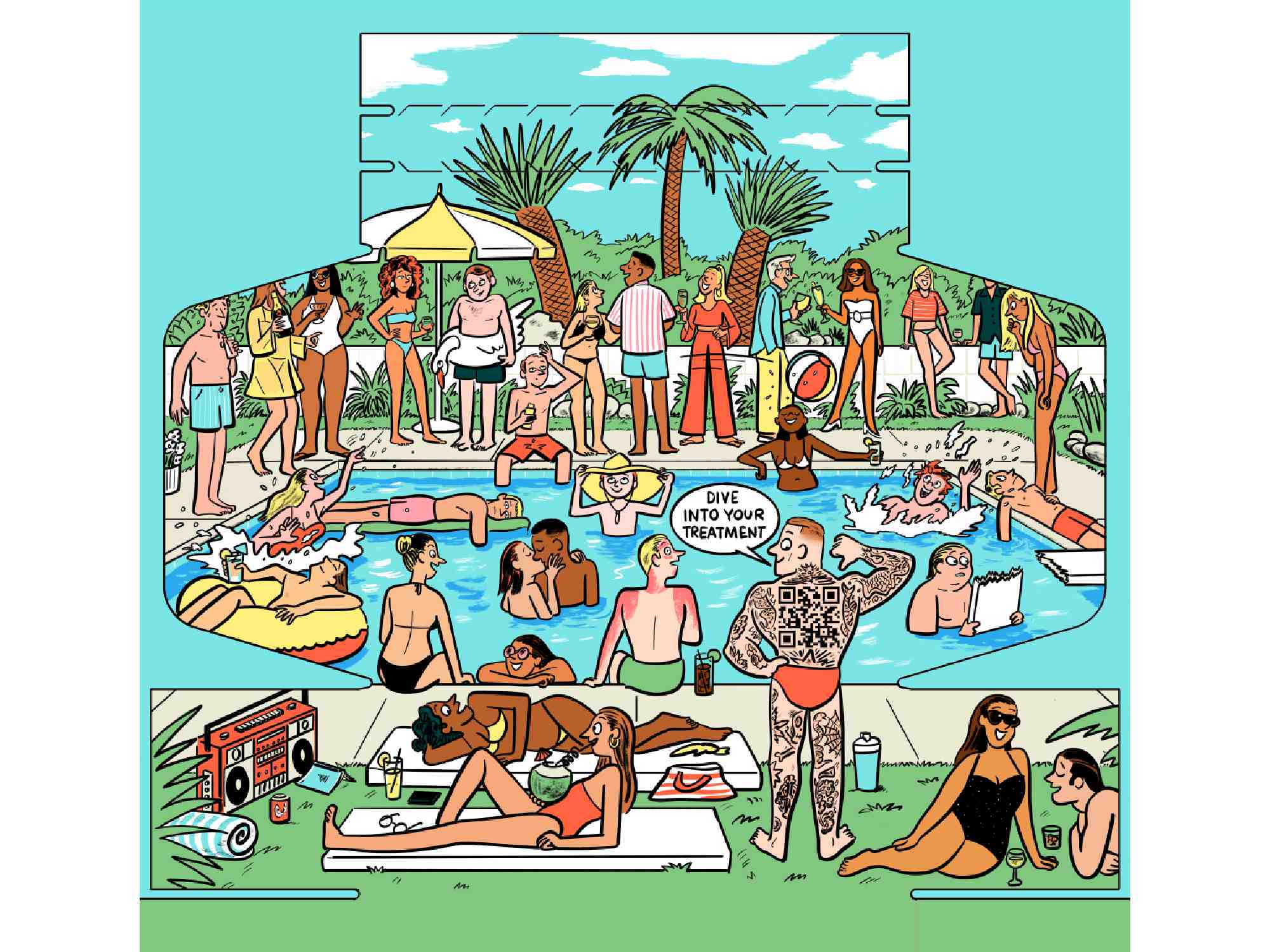 MARK LONG  – MOSH BOX (Design Projects, NB Illustration)