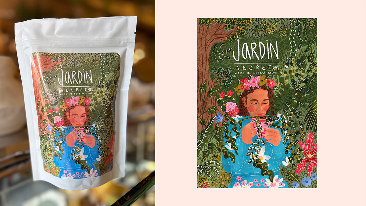 Florencia Rigiroli Makes Coffee Look Beautiful (illustrator, Phosphor Art)