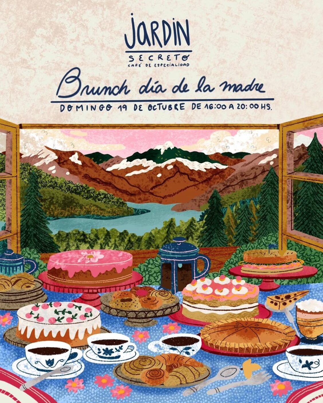 Florencia Rigiroli Makes Coffee Look Beautiful (illustrator, Phosphor Art)