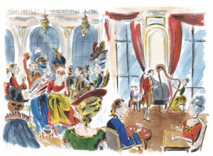 Alexis Bruchon – Marie Antoinette au Petit Trianon (Artist Partners Ltd, illustrator, publishing)