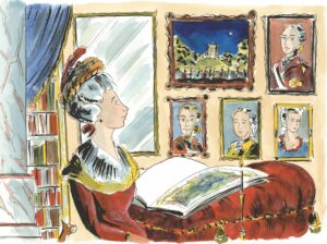 Alexis Bruchon – Marie Antoinette au Petit Trianon (Artist Partners Ltd, illustrator, publishing)