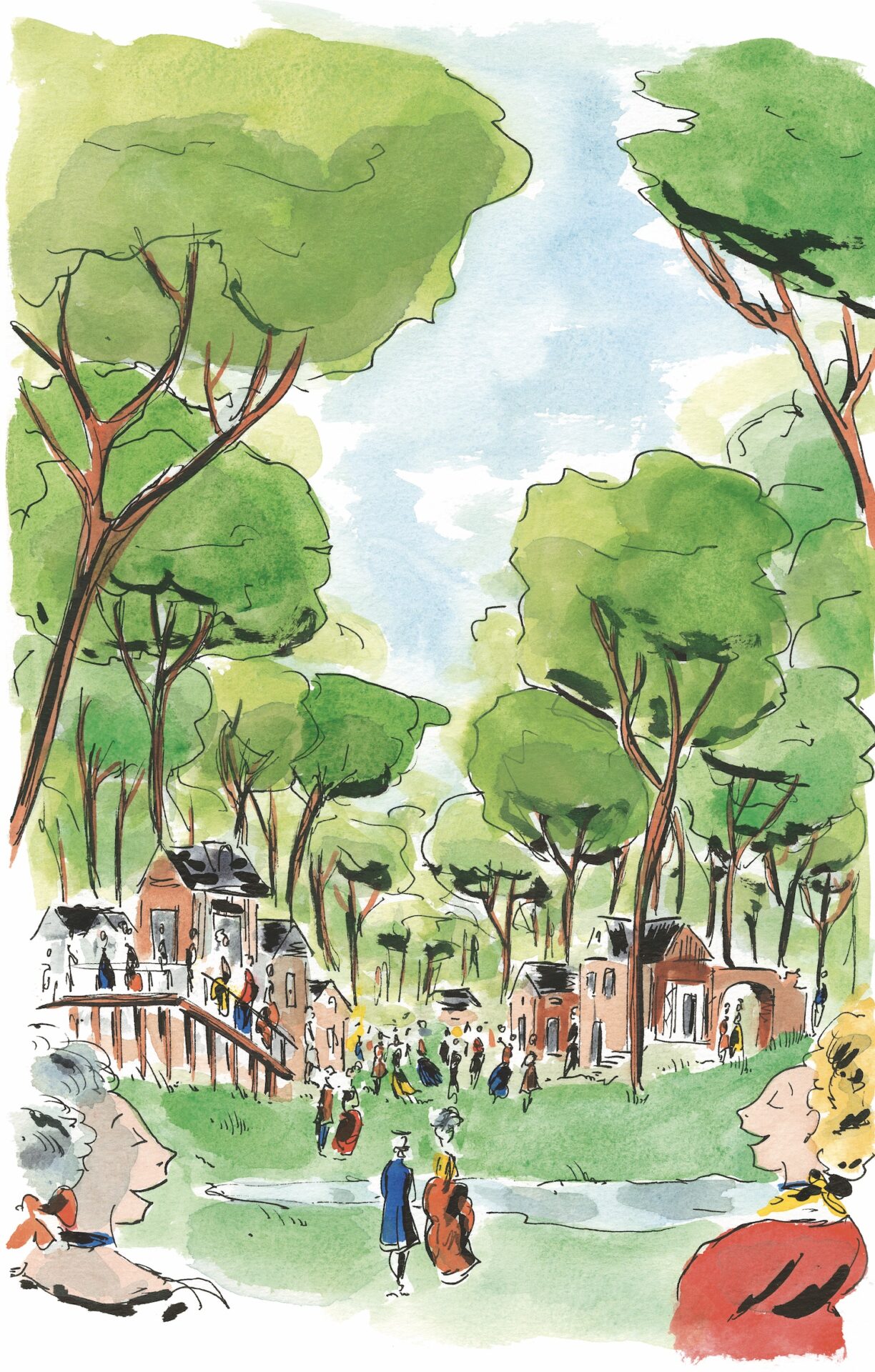 Alexis Bruchon – Marie Antoinette au Petit Trianon (Artist Partners Ltd, illustrator, publishing)