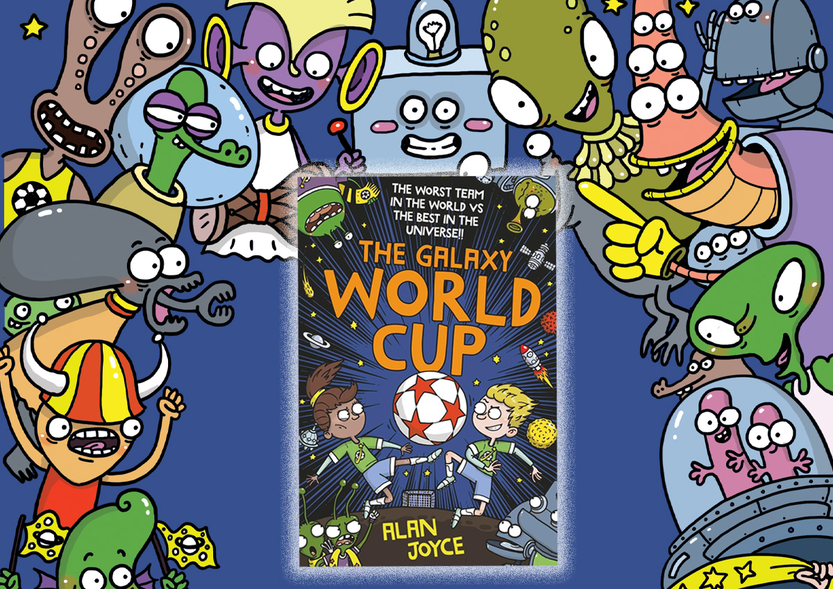 COSMIC KICKS AND ALIEN TRICKS FROM ALEKSEI (Arena Illustration, Children’s Books, illustrator)