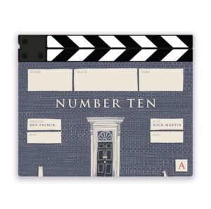 Full Number 10 Clapperboard by Alexander Jackson