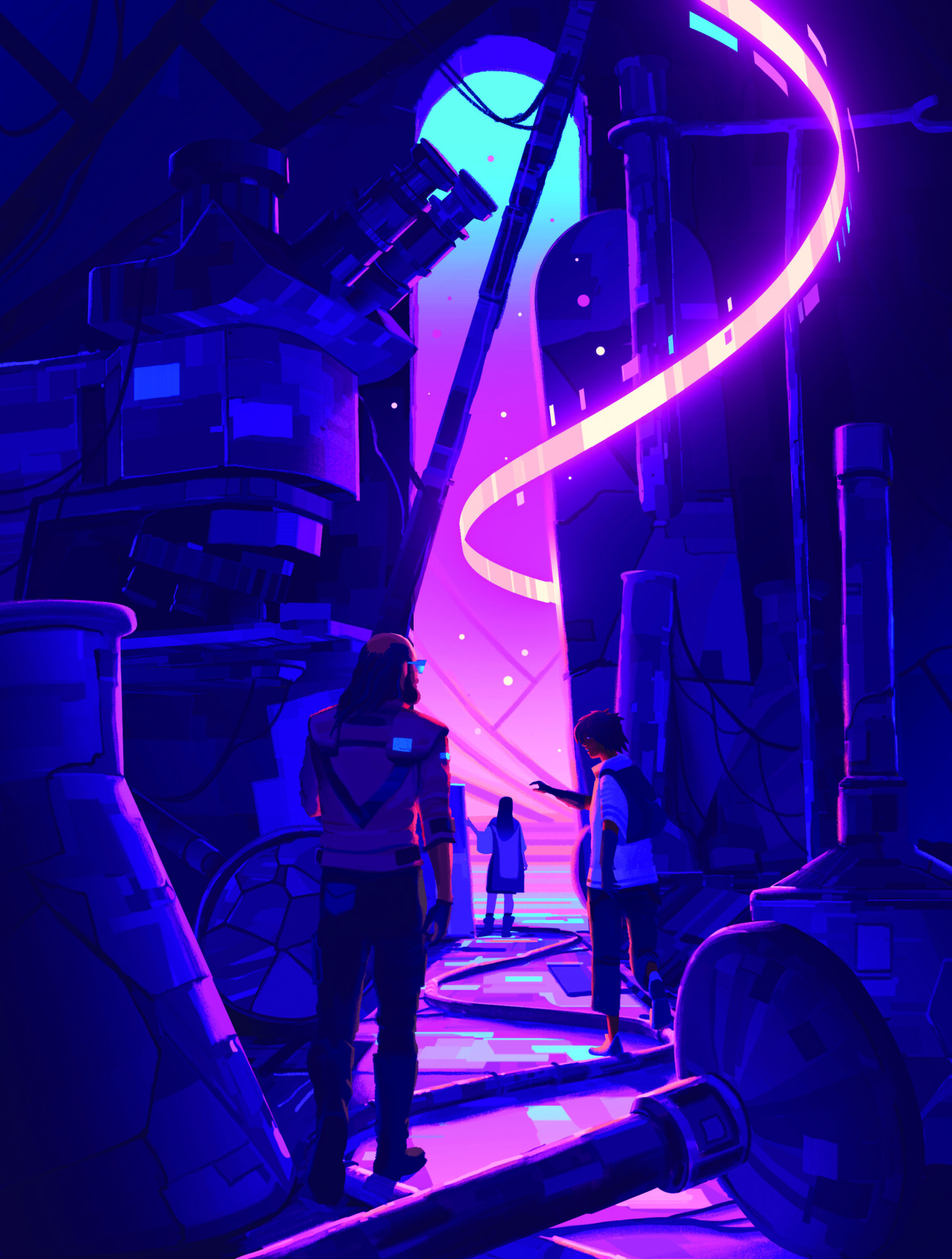 Inside illustration02 – Sam Chivers – Nautilus Magazine (Debut Art, editorial, illustrator) Sam Chivers – Nautilus Magazine (Debut Art, editorial, illustrator)