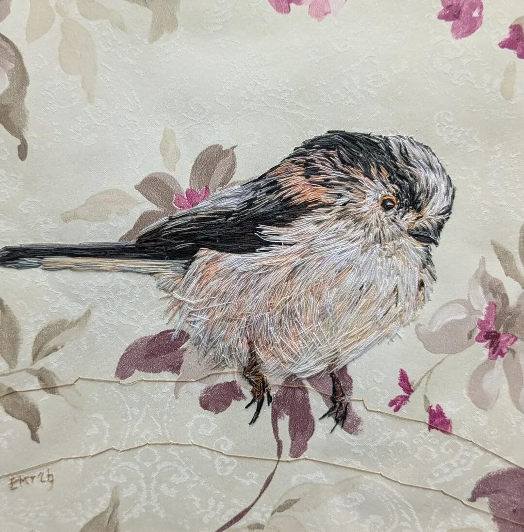 Long Tailed Tit – Emily Tull – Emily Tull (Exhibitions, illustrator) - Emily Tull (Artist Partners Ltd, Exhibitions, illustrator) Emily Tull (Artist Partners Ltd, Exhibitions, illustrator)