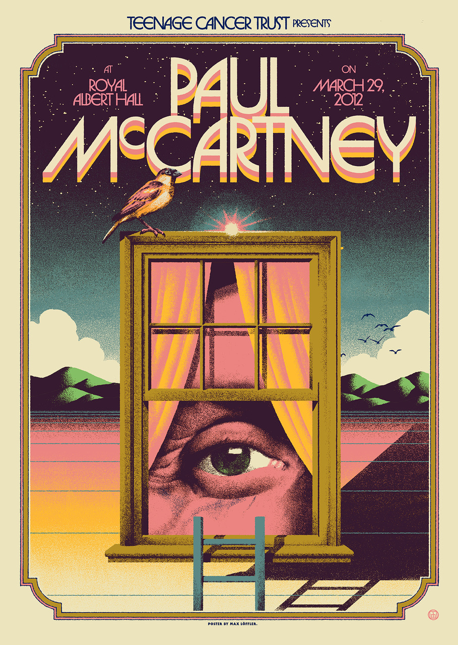 Max Loeffler – Paul McCartney – Teenage Cancer Trust (Debut Art, illustrator)