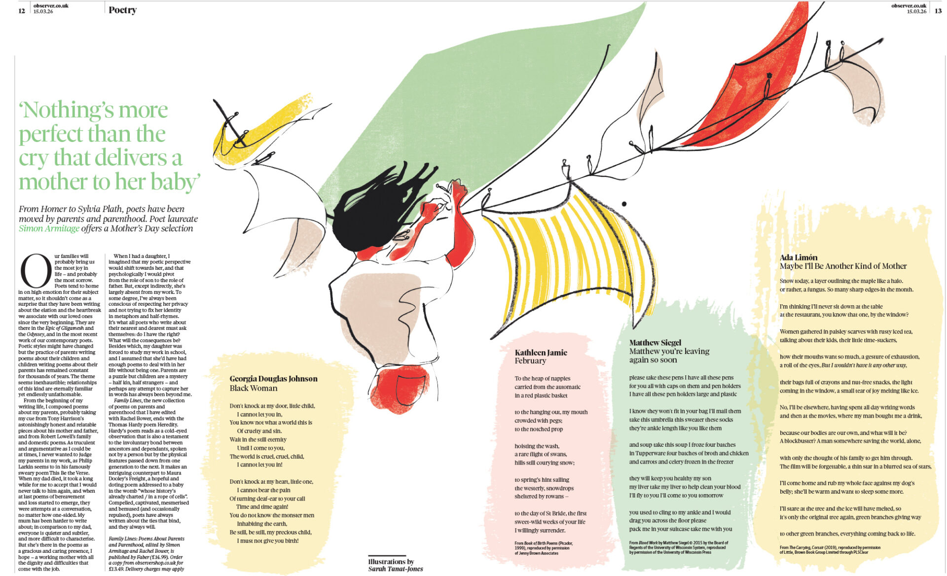 Sarah Tanat-Jones – The Observer (editorial, illustrator, Meiklejohn)