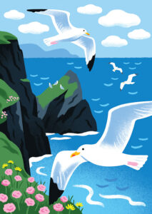 Lucy Davey for Flock Cards (Design Projects, illustrator, The Artworks)