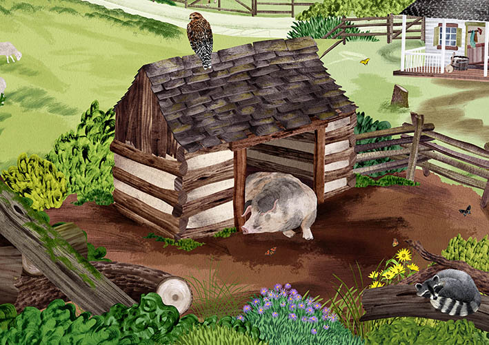 A Mighty Mural, by Hannah Bailey (illustrator, The Artworks)