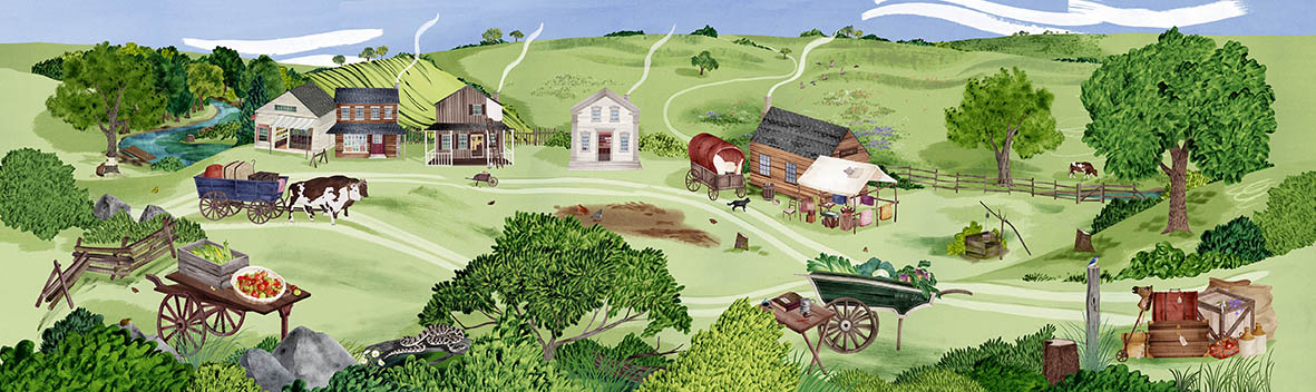 HB0076 – A Mighty Mural, by Hannah Bailey (illustrator, The Artworks) A Mighty Mural, by Hannah Bailey (illustrator, The Artworks)