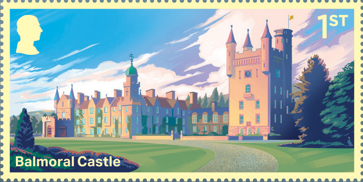 Rob Ball’s Royal Castle Stamps (illustrator, The Artworks)