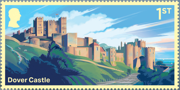 Rob Ball’s Royal Castle Stamps (illustrator, The Artworks)