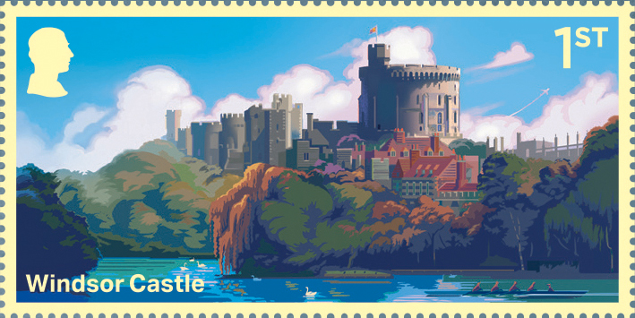 Rob Ball’s Royal Castle Stamps (illustrator, The Artworks)
