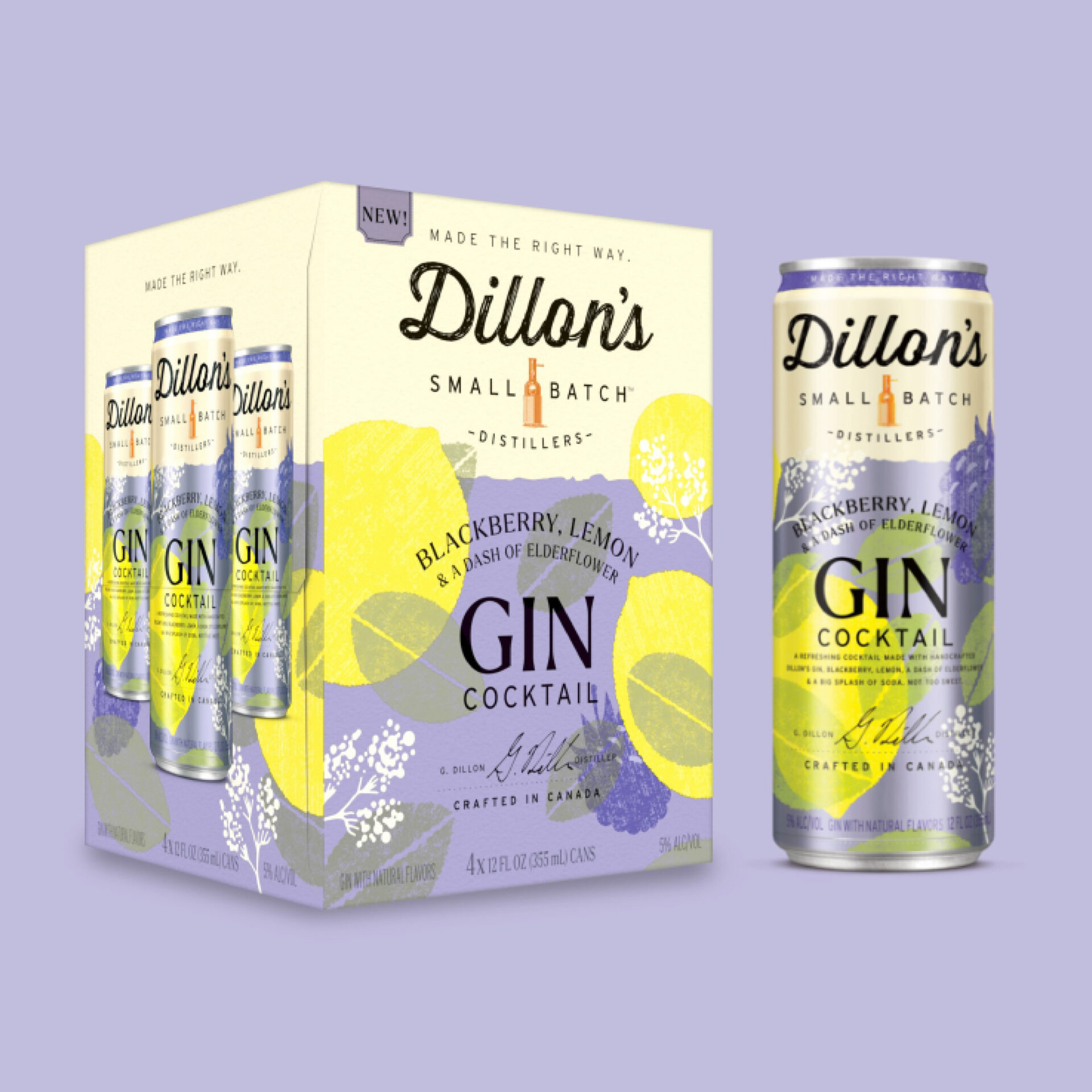 Drew Bardana for Dillon’s Cocktail Range (illustrator)