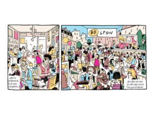 CLAYTON JUNIOR – LYON BD FESTIVAL / WIZZ AIR (editorial, illustrator, NB Illustration)