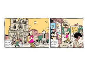 CLAYTON JUNIOR – LYON BD FESTIVAL / WIZZ AIR (editorial, illustrator, NB Illustration)