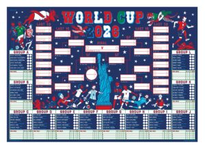 MARK LONG – WORLD CUP 2026 WALLCHART/THE GUARDIAN (illustrator, NB Illustration)