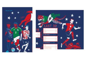 MARK LONG – WORLD CUP 2026 WALLCHART/THE GUARDIAN (illustrator, NB Illustration)