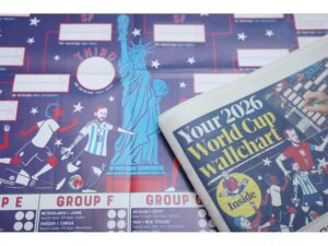 MARK LONG – WORLD CUP 2026 WALLCHART/THE GUARDIAN (illustrator, NB Illustration)