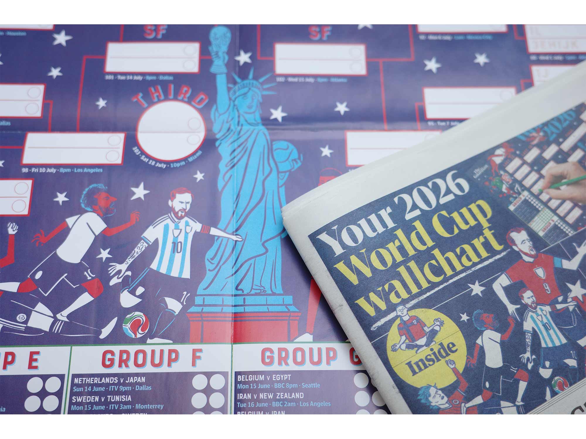 MARK LONG – WORLD CUP 2026 WALLCHART/THE GUARDIAN (illustrator, NB Illustration)