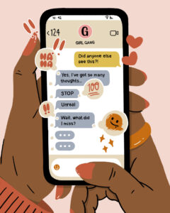 SOPHIE PARSONS – US GLAMOUR MAGAZINE (editorial, illustrator)