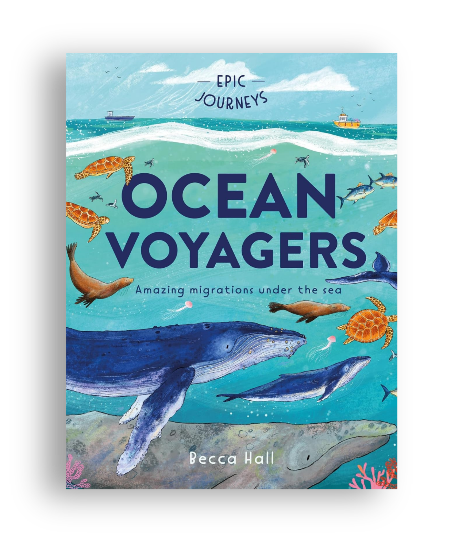 Becca Hall’s debut author/illustrated book: Epic Journeys: Ocean Voyagers (Bright Group, illustrator, publishing)