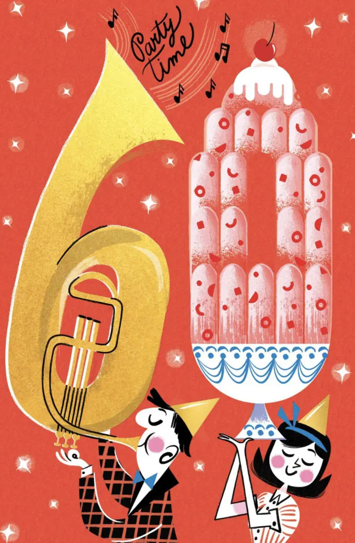 Lucia Gaggiotti’s card range for Jacquie Lawson (illustrator, The Artworks)