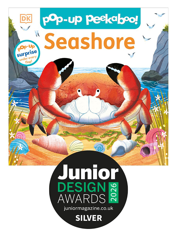 Pop Up Peekaboo, Seashore – Wins Silver! (Awards, Children’s Books, illustrator, publishing, The Artworks)