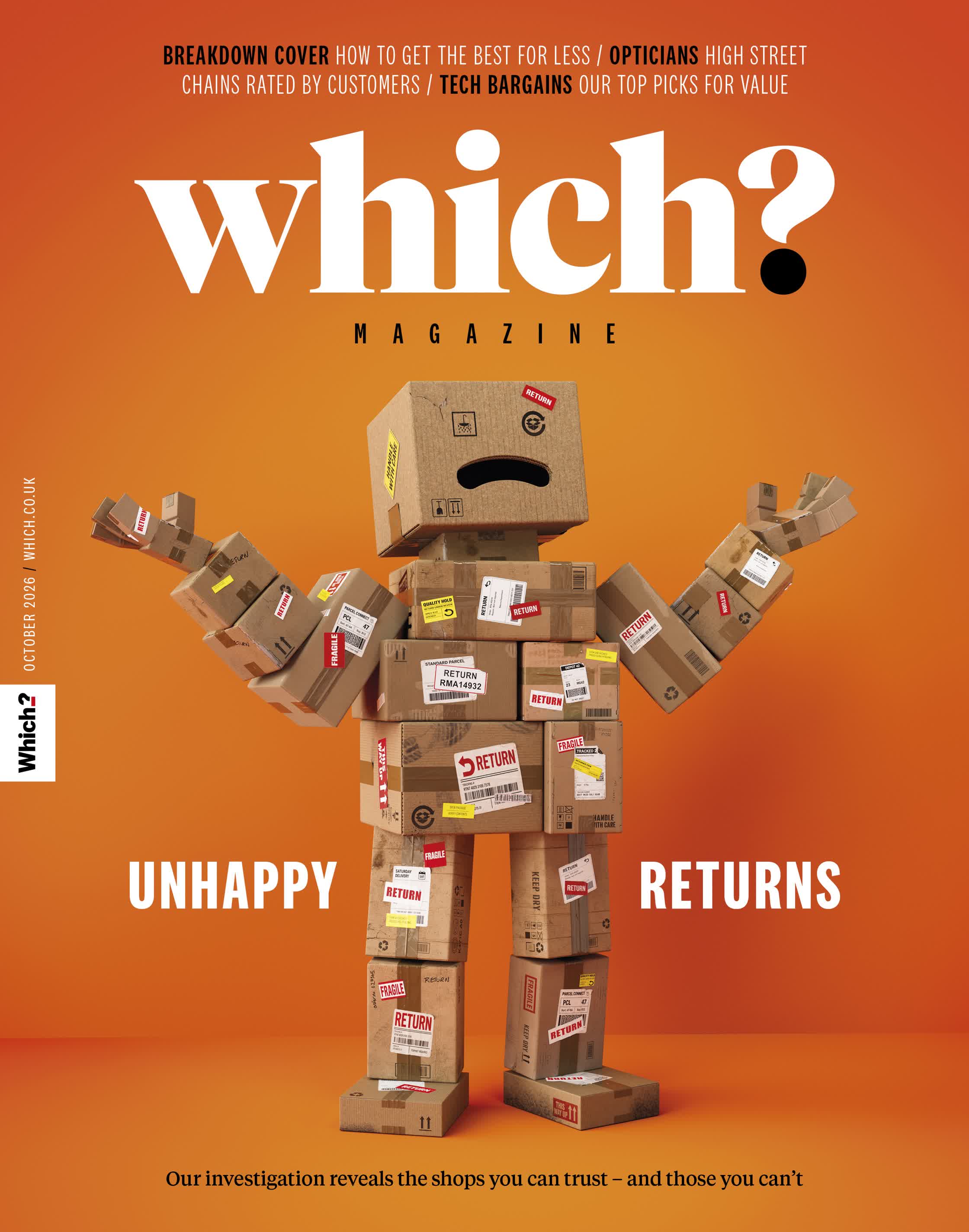 Lisa Sheehan – Which? Magazine front cover. (Debut Art, editorial, illustrator)