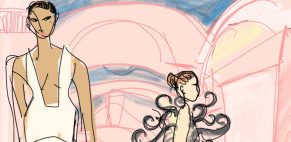Anjelica Roselyn London Fashion Week (Events, illustrator, Lipstick of London)