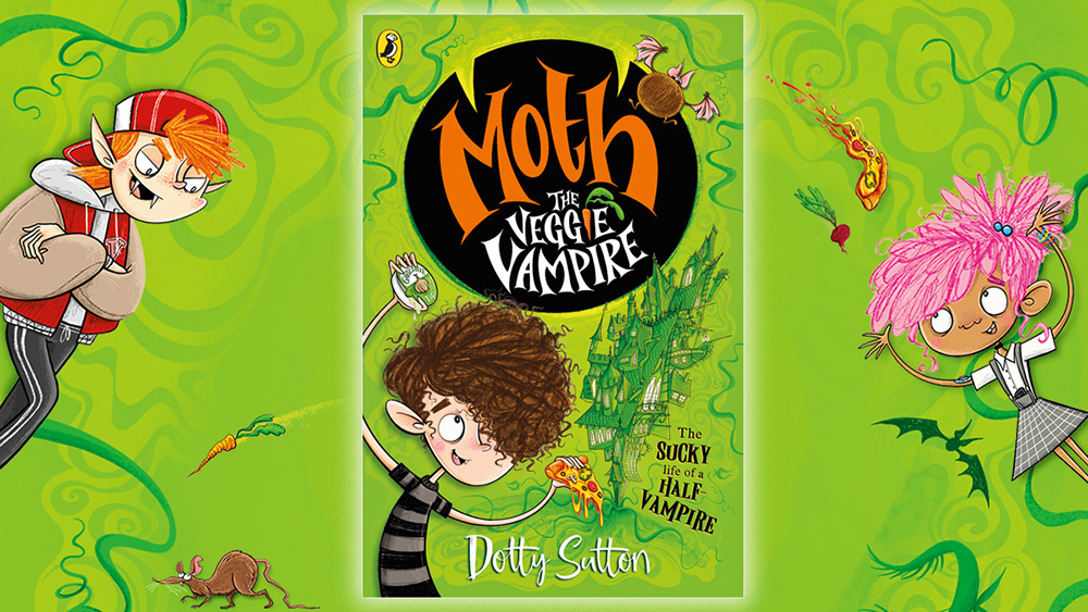 DOTTY SUTTON: MOTH THE VEGGIE VAMPIRE (Arena Illustration, Children’s Books, illustrator, publishing)