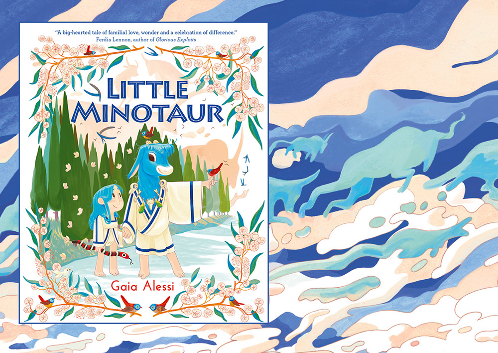 GAIA ALESSI: LITTLE MINOTAUR (Arena Illustration, Children’s Books, illustrator, publishing)