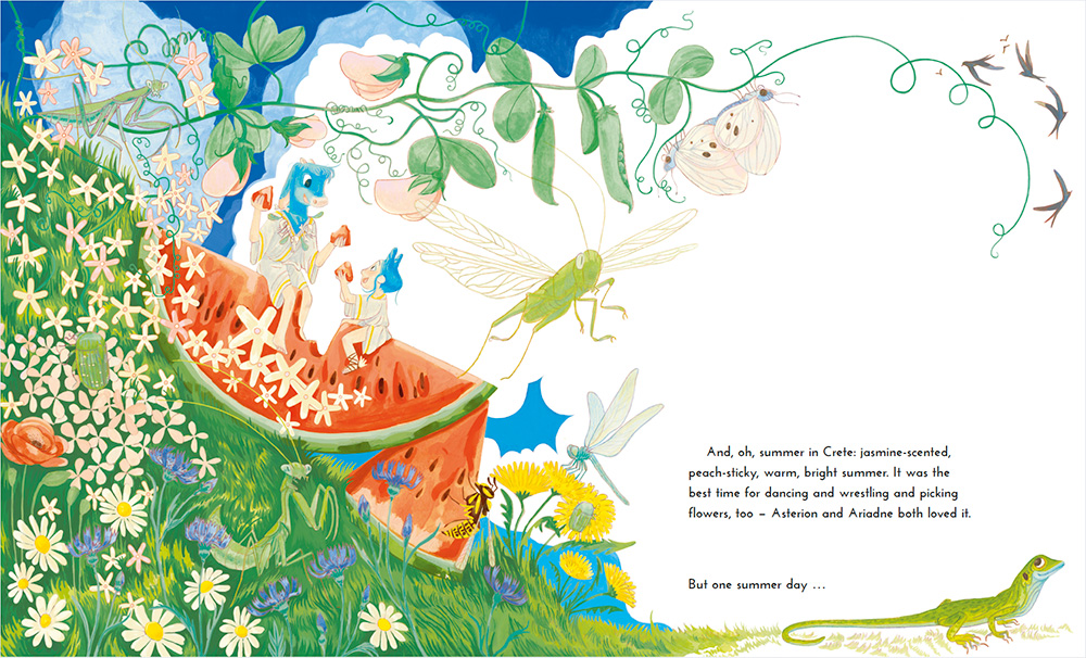 GAIA ALESSI: LITTLE MINOTAUR (Arena Illustration, Children’s Books, illustrator, publishing)