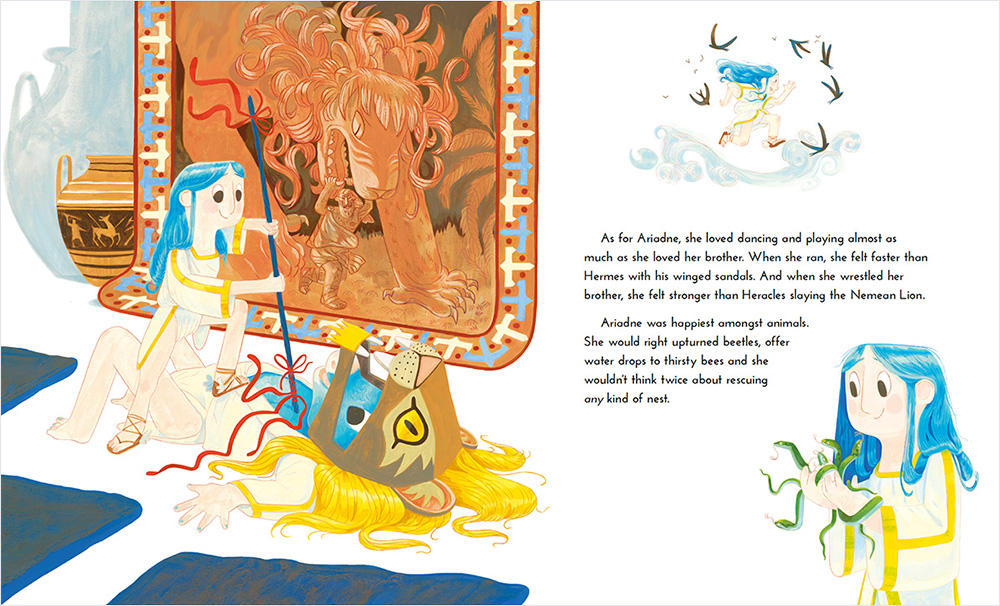 GAIA ALESSI: LITTLE MINOTAUR (Arena Illustration, Children’s Books, illustrator, publishing)